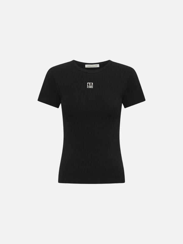 Perlu Nora Fitted Tee - Black