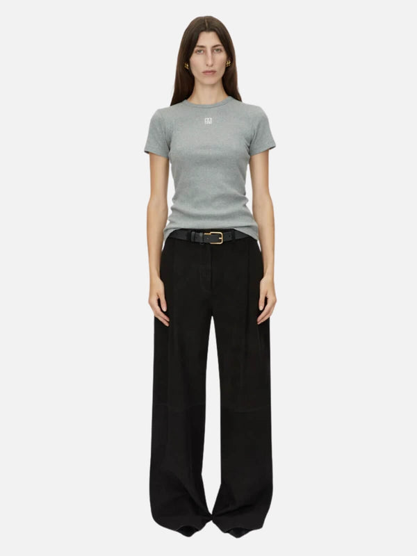 perlu Nora Fitted Tee - Grey Marle