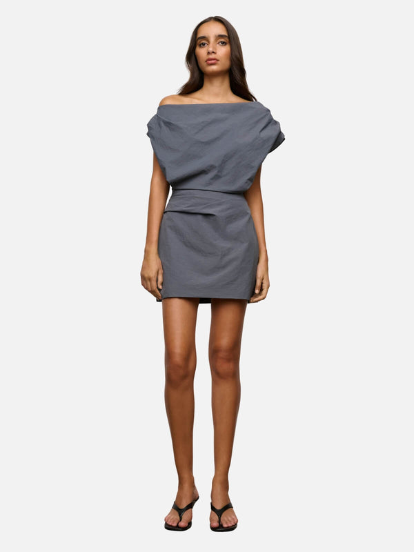 perlu Pallas Mini Dress - Slate