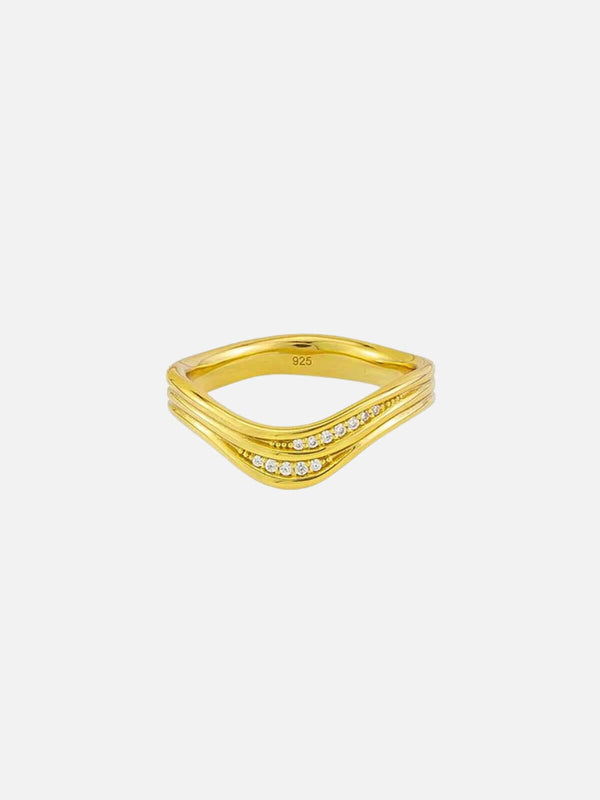 perlu Paulina Ring Sterling 925 - Gold