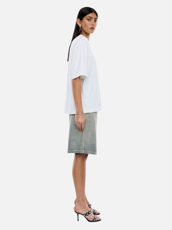 Perlu Peaches Tee - Vintage White