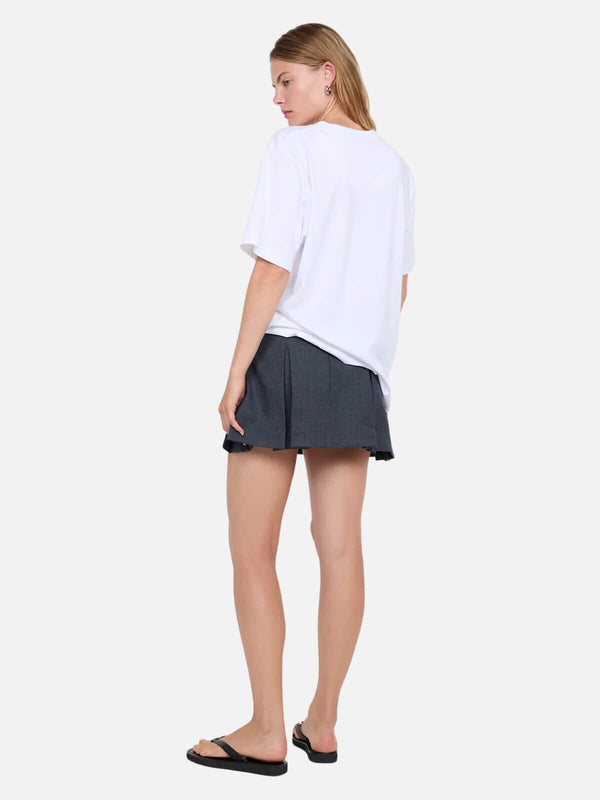 Perlu Perl Mini Skirt - Charcoal