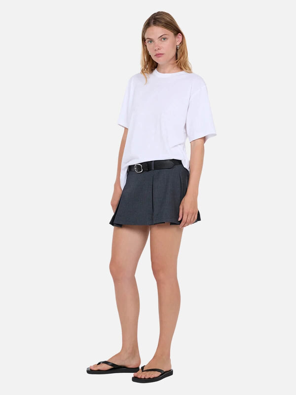Perlu Perl Mini Skirt - Charcoal