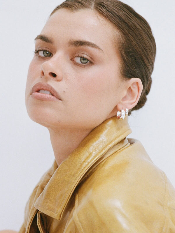 Perlu Petite Thick Huggies - White Gold 18mm