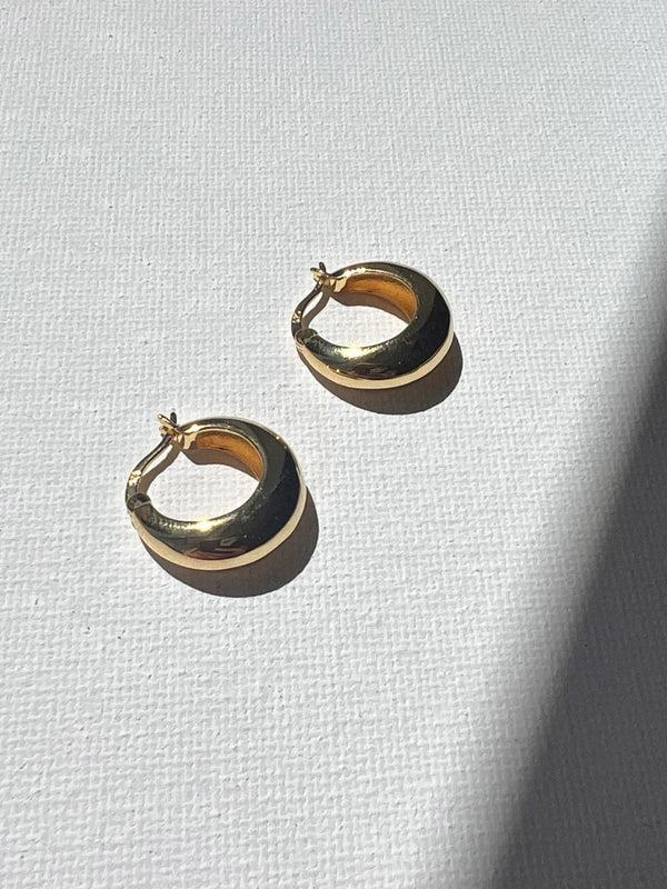 Perlu Positano Hoops - Gold