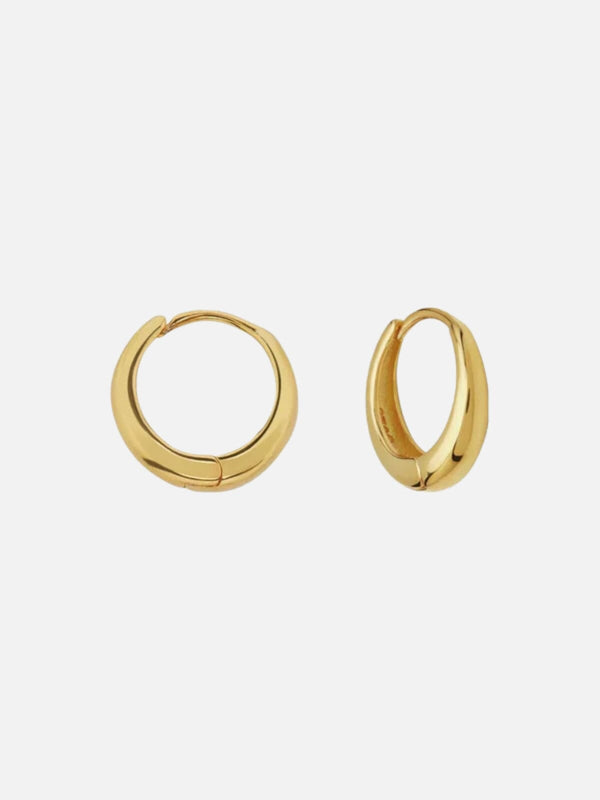 perlu Positano Mini Hoops - Gold