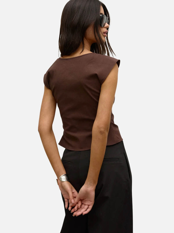 Perlu Rani Top - Chocolate