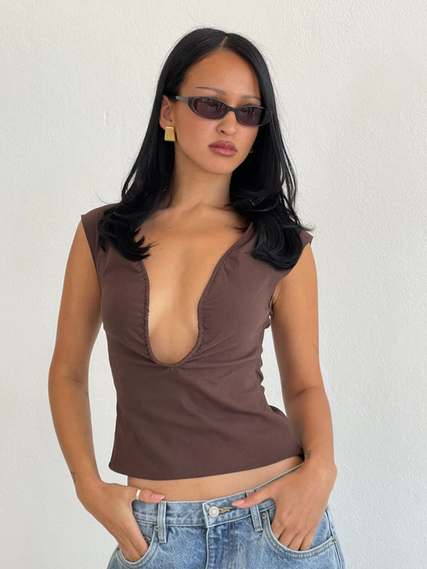 Perlu Rani Top - Chocolate