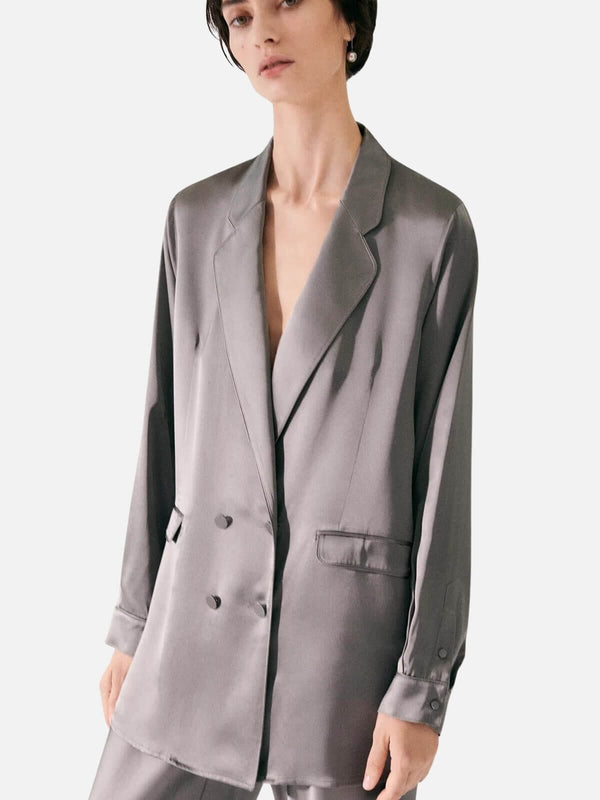 Perlu Relaxed Blazer - Grey Pearl