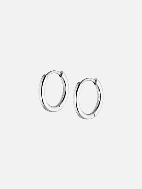 perlu Rhi Huggie Sleeper Earrings - Silver