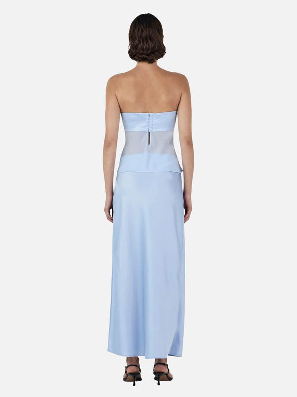 Perlu Ricky Midi Skirt - Baby Blue