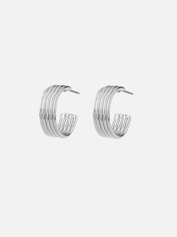 perlu Rosie Hoops - Silver