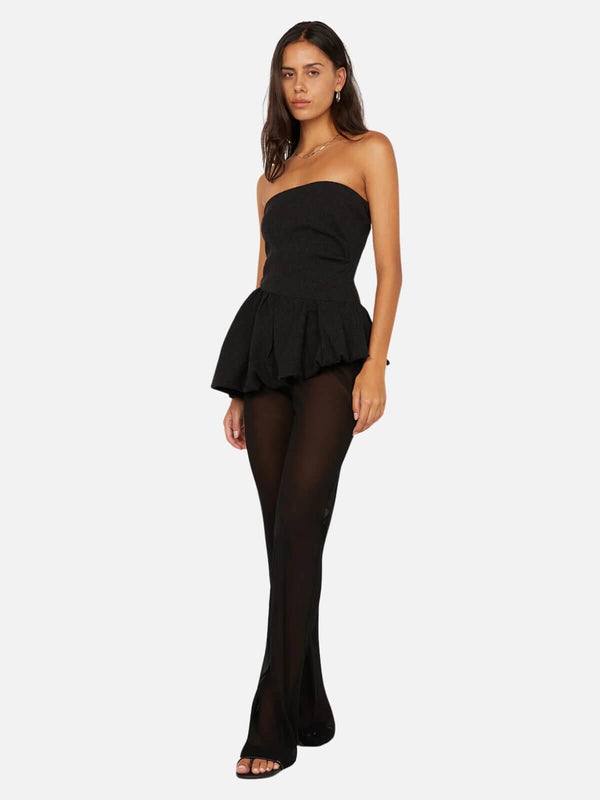 Perlu Rowena Strapless Top - Black