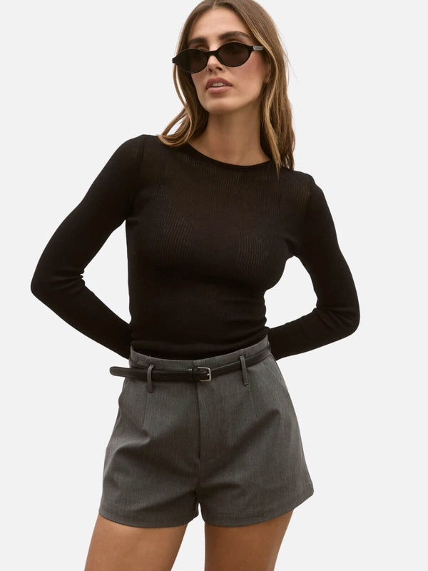 Perlu Roxanne Micro Short - Dark Grey