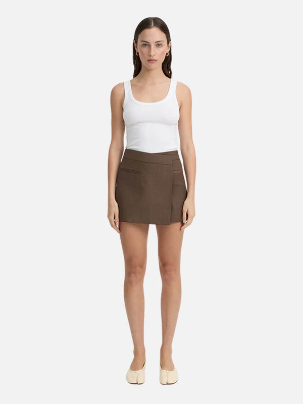 perlu Samantha Skort - Coffee