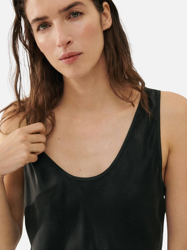 Perlu Scoop Neck Dress - Black