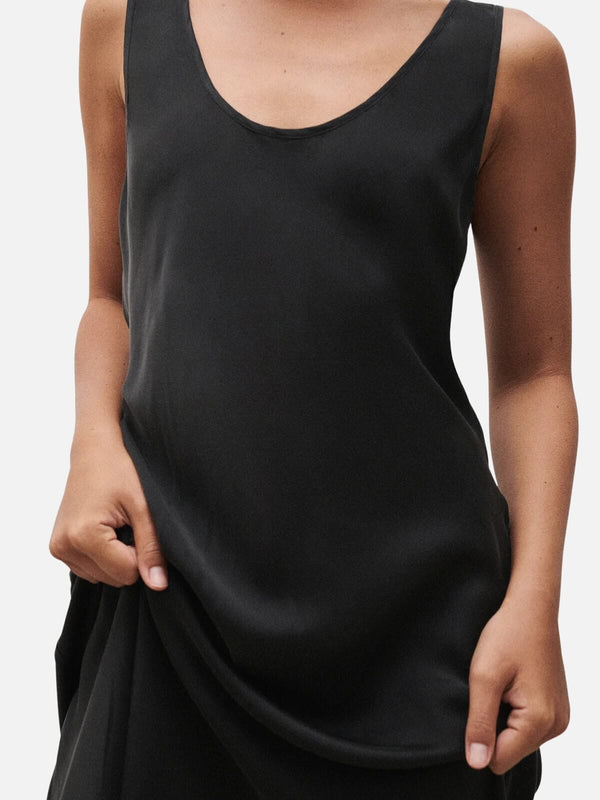 Perlu Scoop Neck Dress - Black