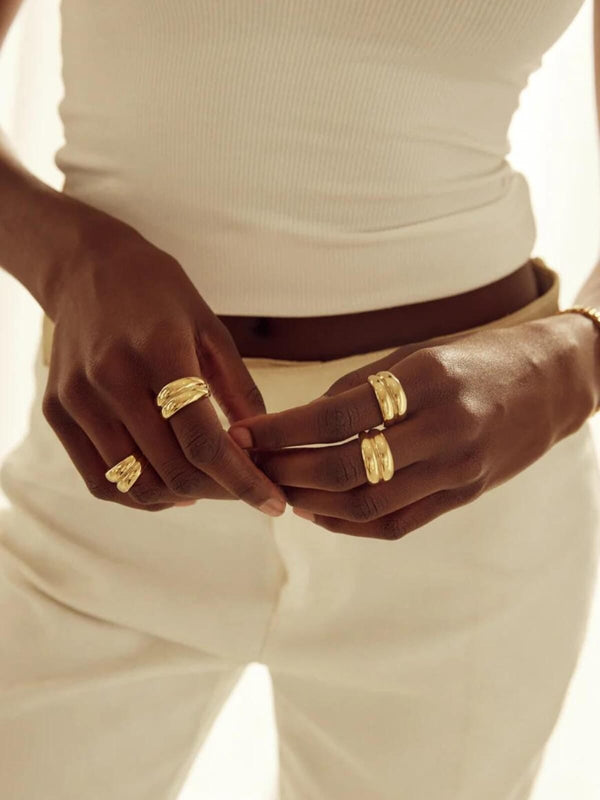 Perlu Sofia Ring - Gold