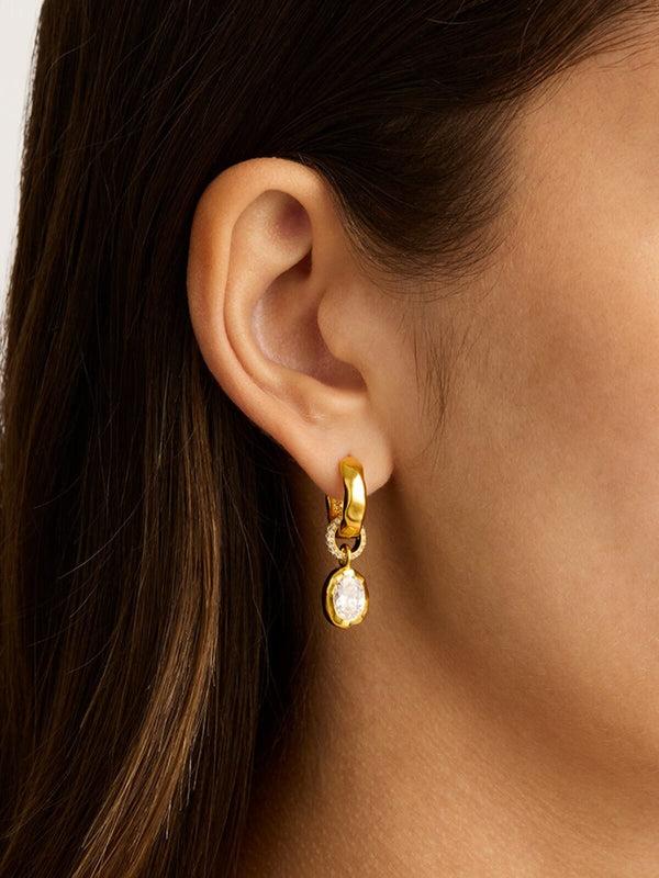 Perlu Stay Wild Hoops - 18k Gold Vermeil