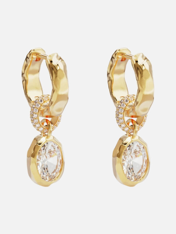 perlu Stay Wild Hoops - 18k Gold Vermeil