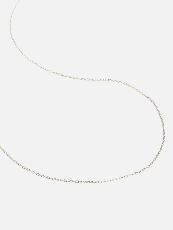 perlu Sterling Silver 21" Signature Chain Necklace