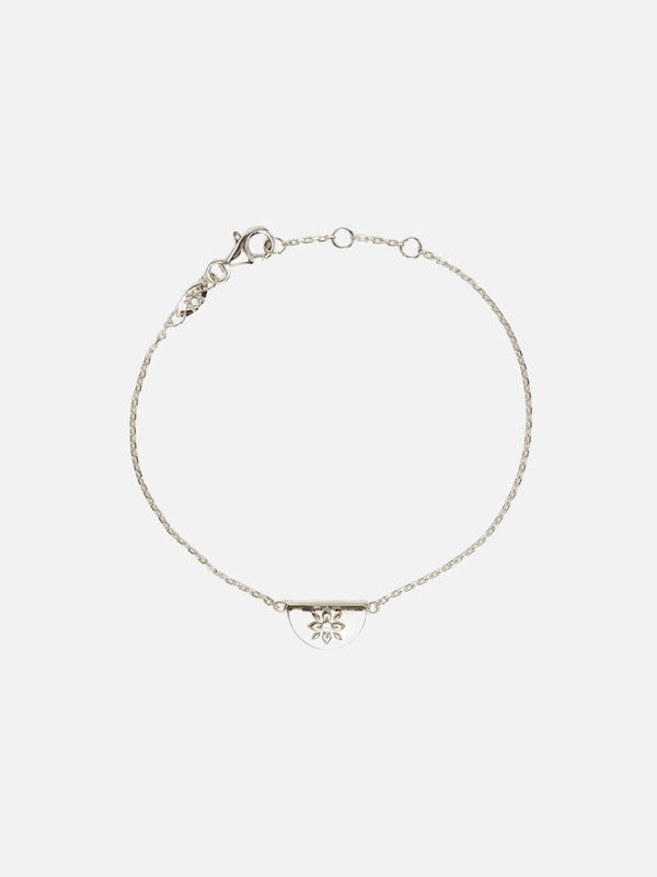 perlu Sterling Silver Lotus Bracelet