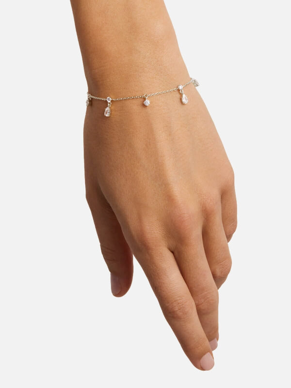 Perlu Sterling Silver No Rain No Flowers Bracelet