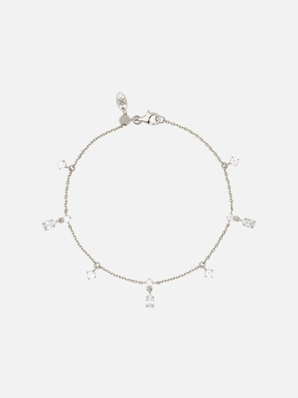 perlu Sterling Silver No Rain No Flowers Bracelet