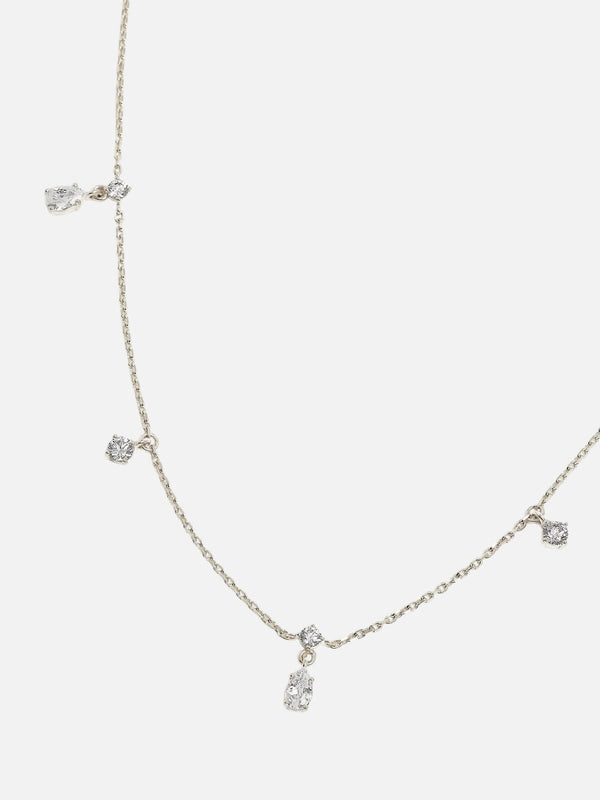 Perlu Sterling Silver No Rain No Flowers Choker