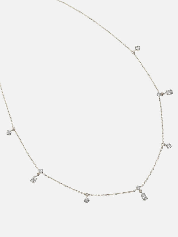perlu Sterling Silver No Rain No Flowers Choker