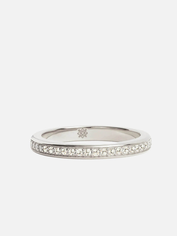 Perlu Sterling Silver With Love Ring