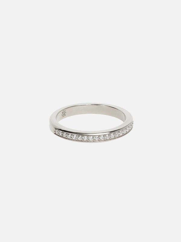 perlu Sterling Silver With Love Ring