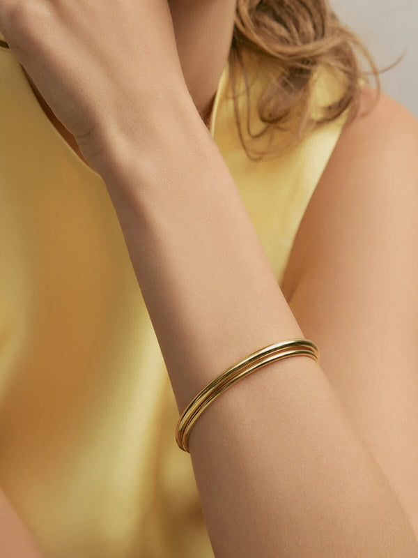 Perlu Tanisha Bangle Set - Gold