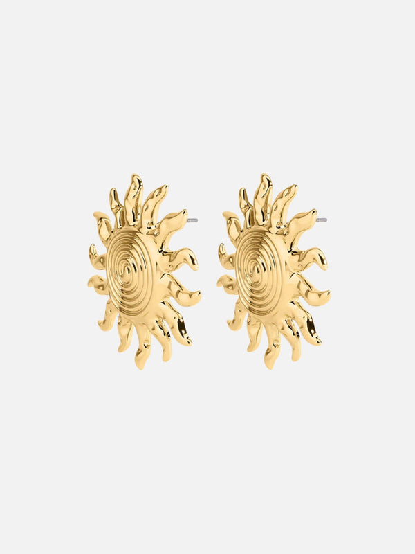 perlu The Ibizia Sun Earrings - Gold