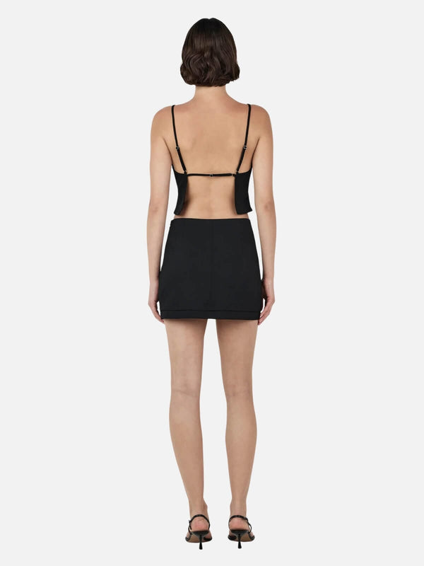 Perlu Thea Mini Skirt - Black