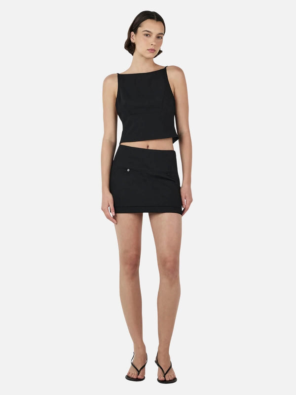 perlu Thea Mini Skirt - Black
