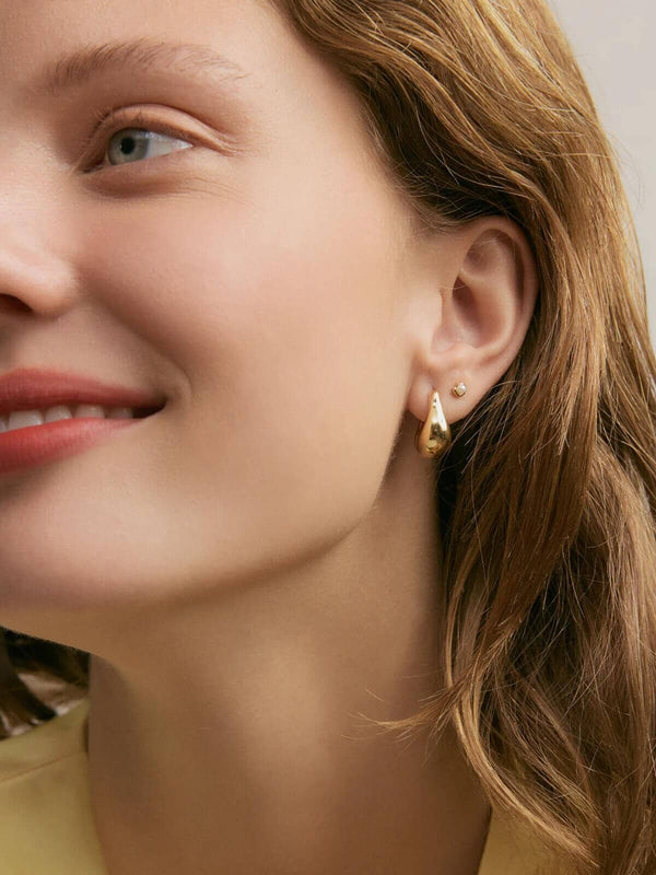 Perlu Tina Hoops - Gold