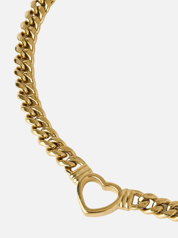 Perlu Valentine Necklace - Clear/Gold