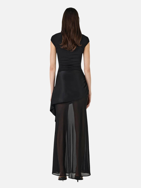 Perlu Vesper Silk Skirt - Black