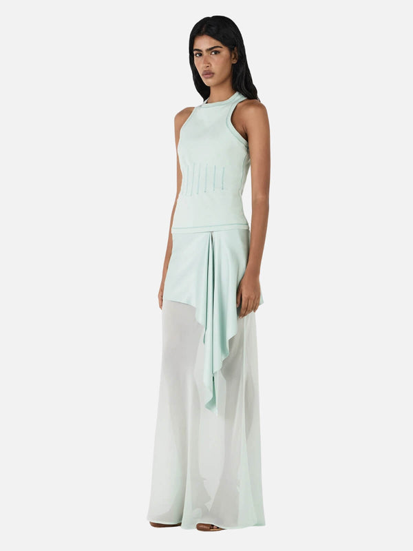 Perlu Vesper Silk Skirt - Seafoam