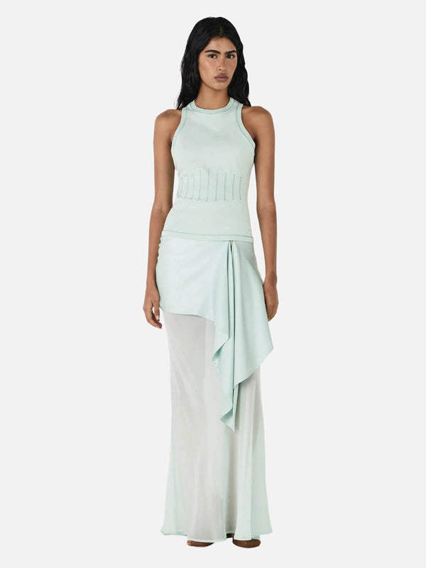 Perlu Vesper Silk Skirt - Seafoam