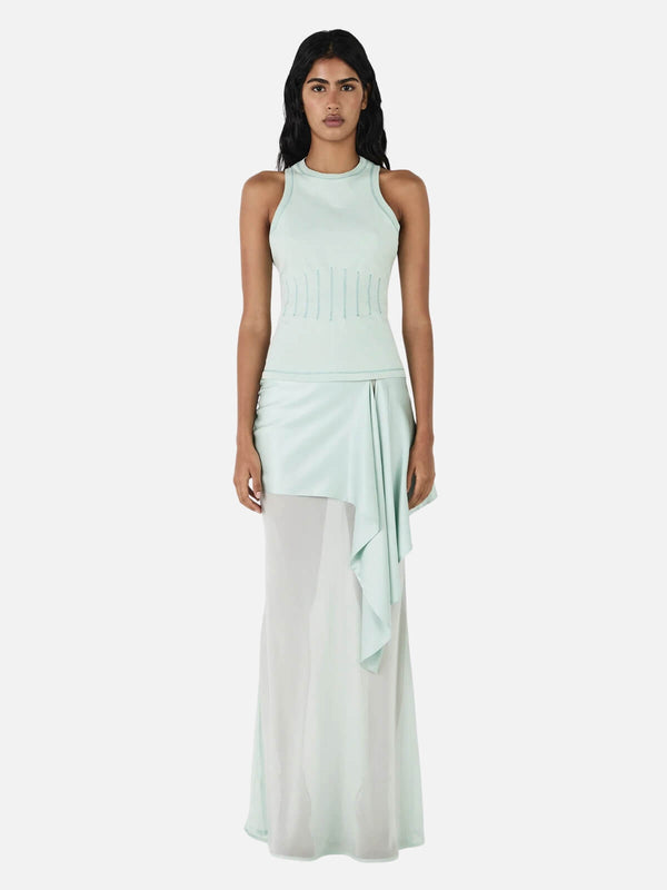 perlu Vesper Silk Skirt - Seafoam