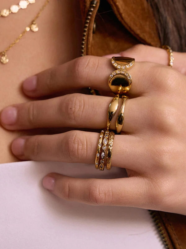 Perlu Viola Ring - Gold