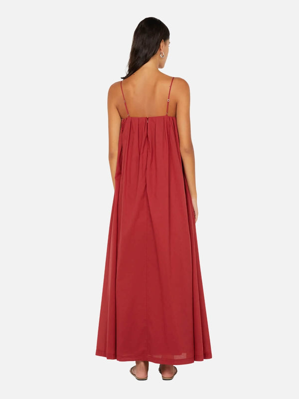 Perlu Vivian Maxi Dress - Cherry