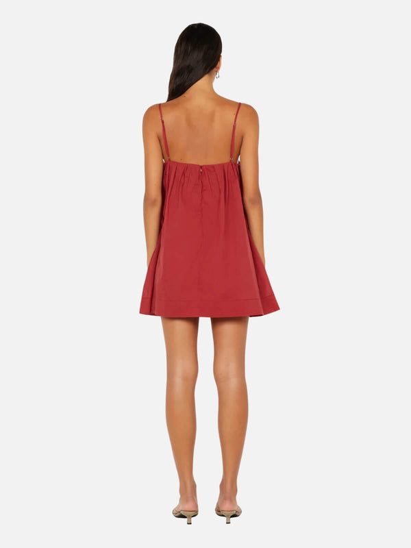 Perlu Vivian Mini Dress - Cherry