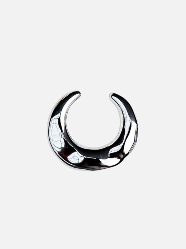 perlu Wonky Ear Cuff: Solid Sterling Silver