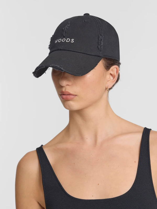 Perlu Woods Distressed Cap - Vintage Black
