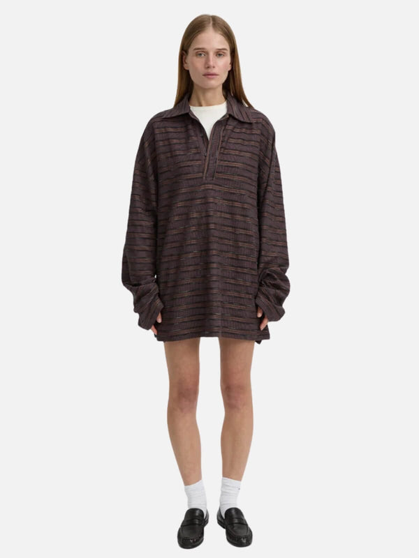 perlu Wynn Polo Top - Burgundy