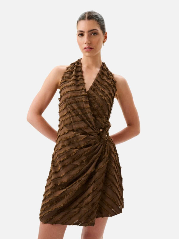 Perlu Wynona Dress - Mocha