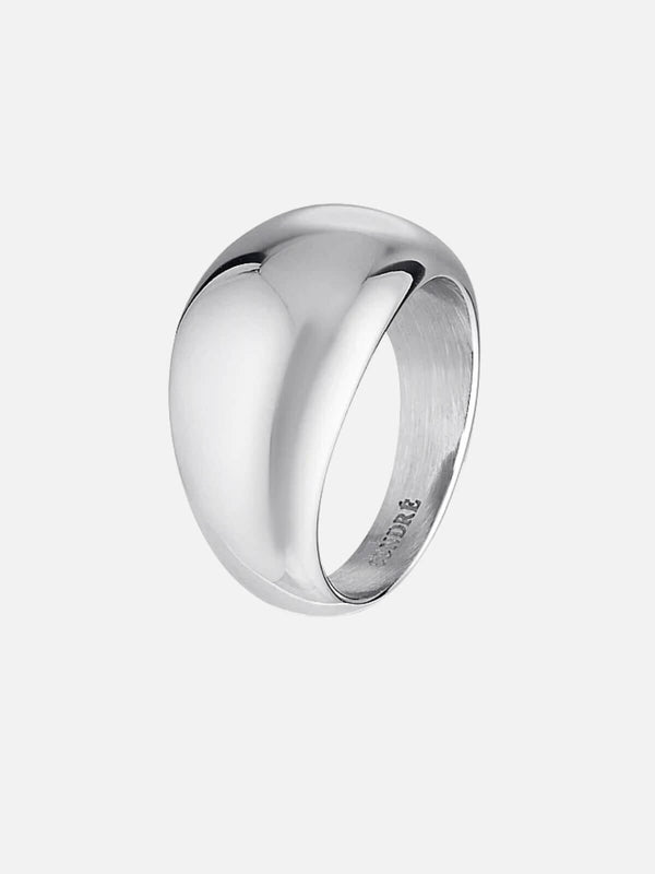 perlu Yves Dome Ring - Silver